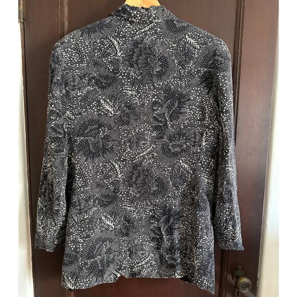 THE WORKS Saks Fifth Avenue | 90s Vintage Black and White Blazer | Size XL - Picture 2 of 6